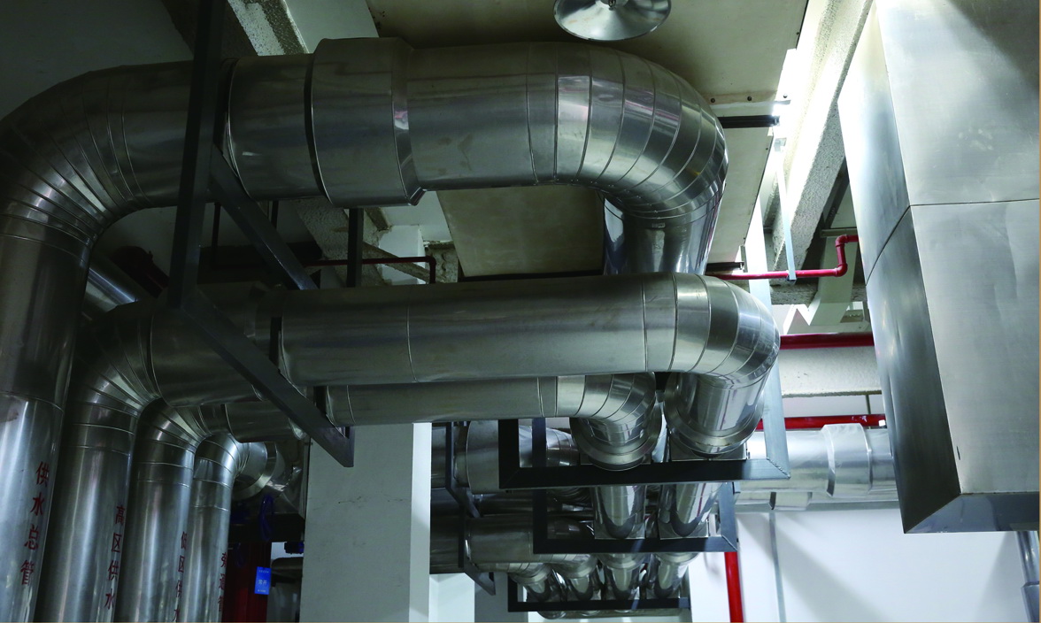 蕪湖時代金融中心空調機房設備、管道安裝